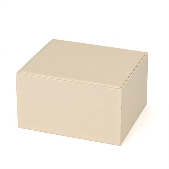 ** 2/$35 NEW Beige Lizard Embossed Pattern Leatherette Anti Tarnish Jewelry Box - Picture 8 of 11